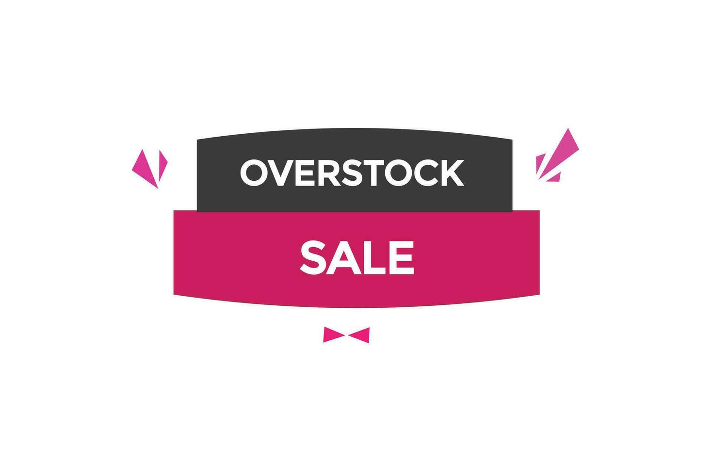 new overstock sale, website, click button, level, sign, speech, bubble  banner, vector