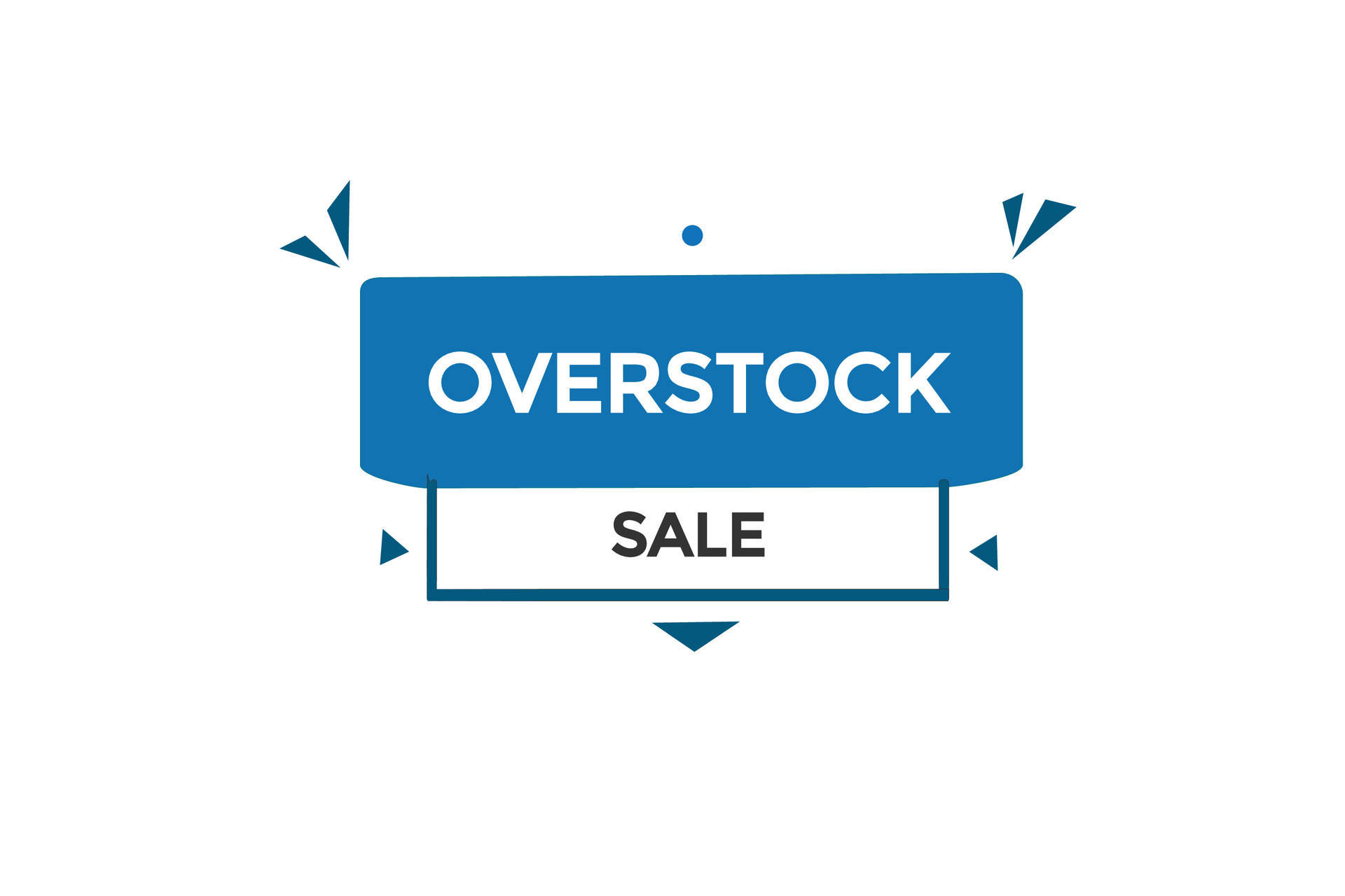 new overstock sale, website, click button, level, sign, speech, bubble