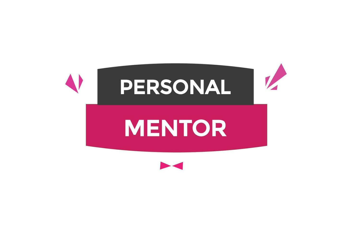new personal montore, website, click button, level, sign, speech, bubble  banner, vector