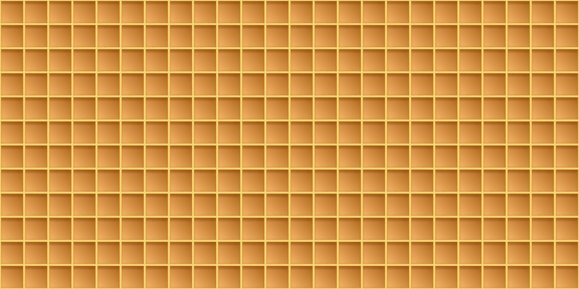 Seamless Waffle Texture Pattern Vector Design Background
