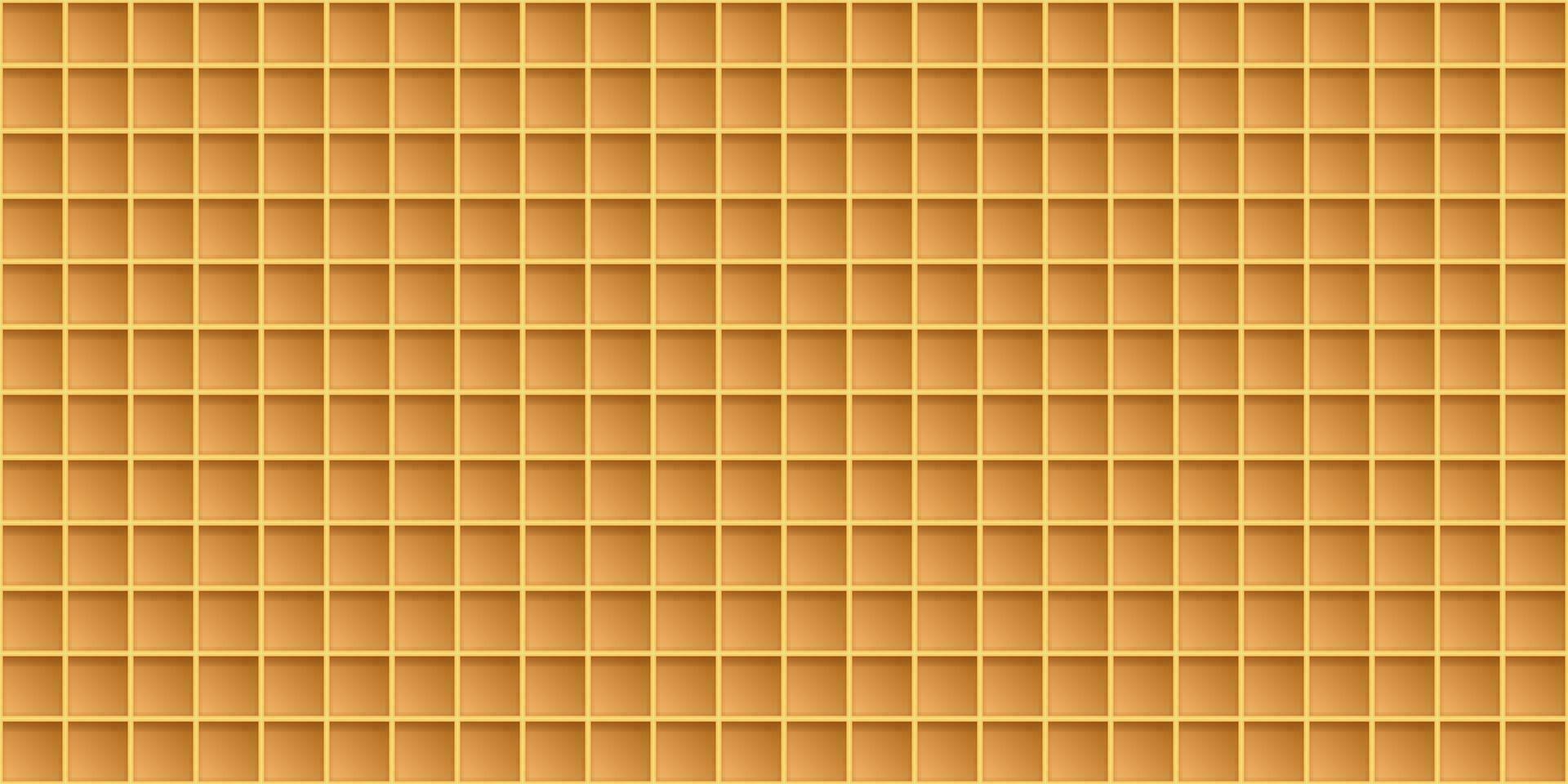 Seamless Waffle Texture Pattern Vector Design Background