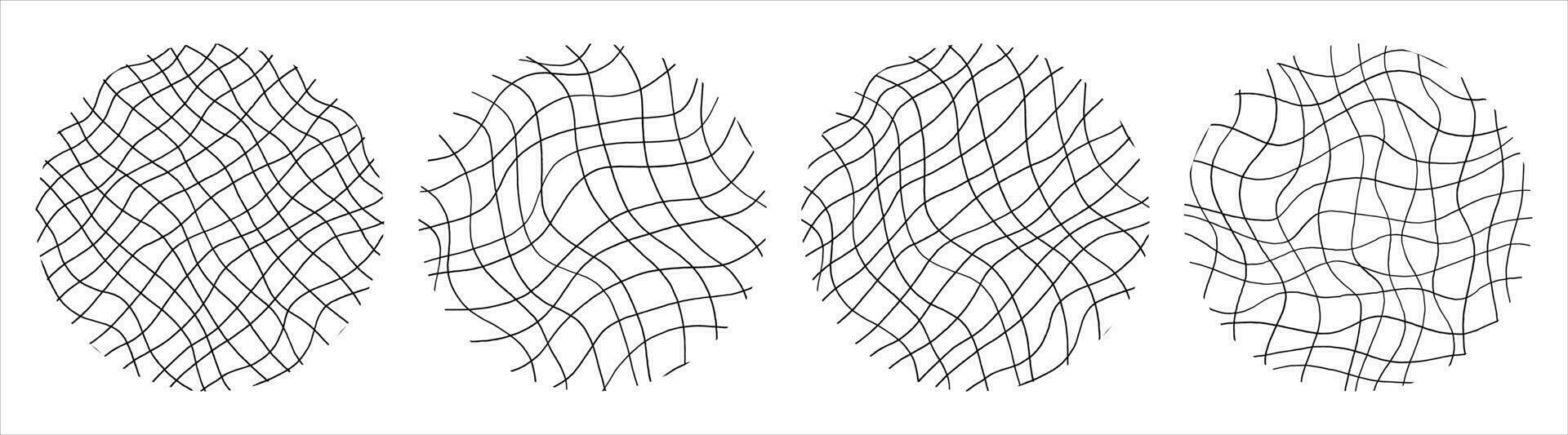 Handwritten Lines and strokes in different styles. Perfect for lettering and texture. Vector illustration