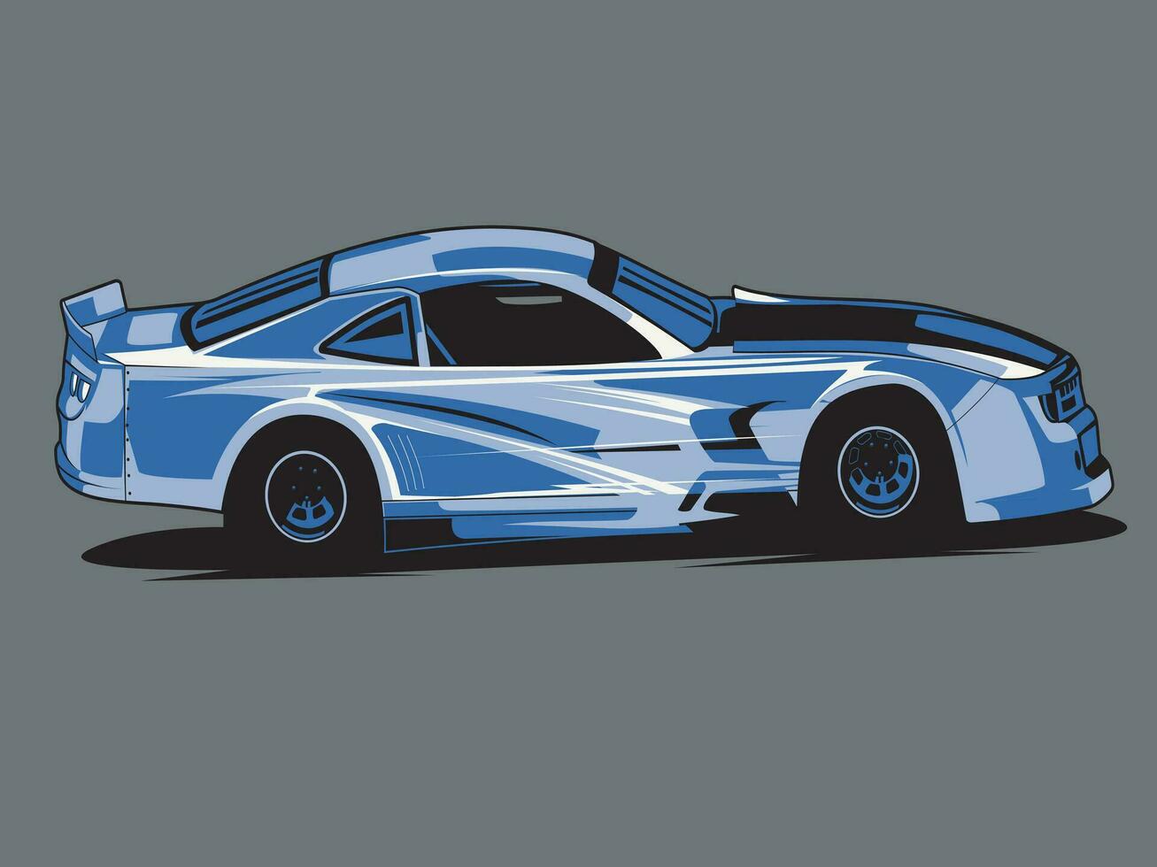 Racing performance classic car t shirt design vector