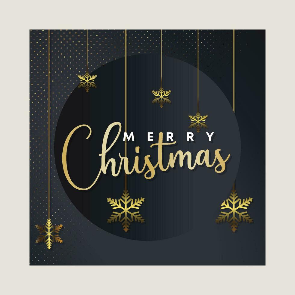 Christmas discount promo offers sale holiday seasonal banner. Modern Xmas banner design. Winter holidays social media poster. Merry Christmas and Happy New Year shopping promotion post vector