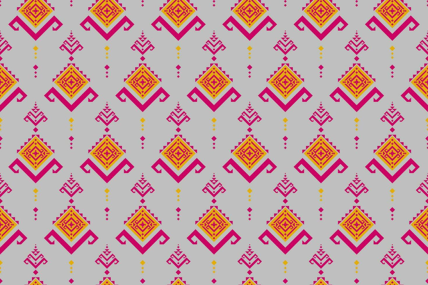 arte étnico azteca. patrón geométrico sin costuras en estilo tribal, bordado folclórico y mexicano. vector