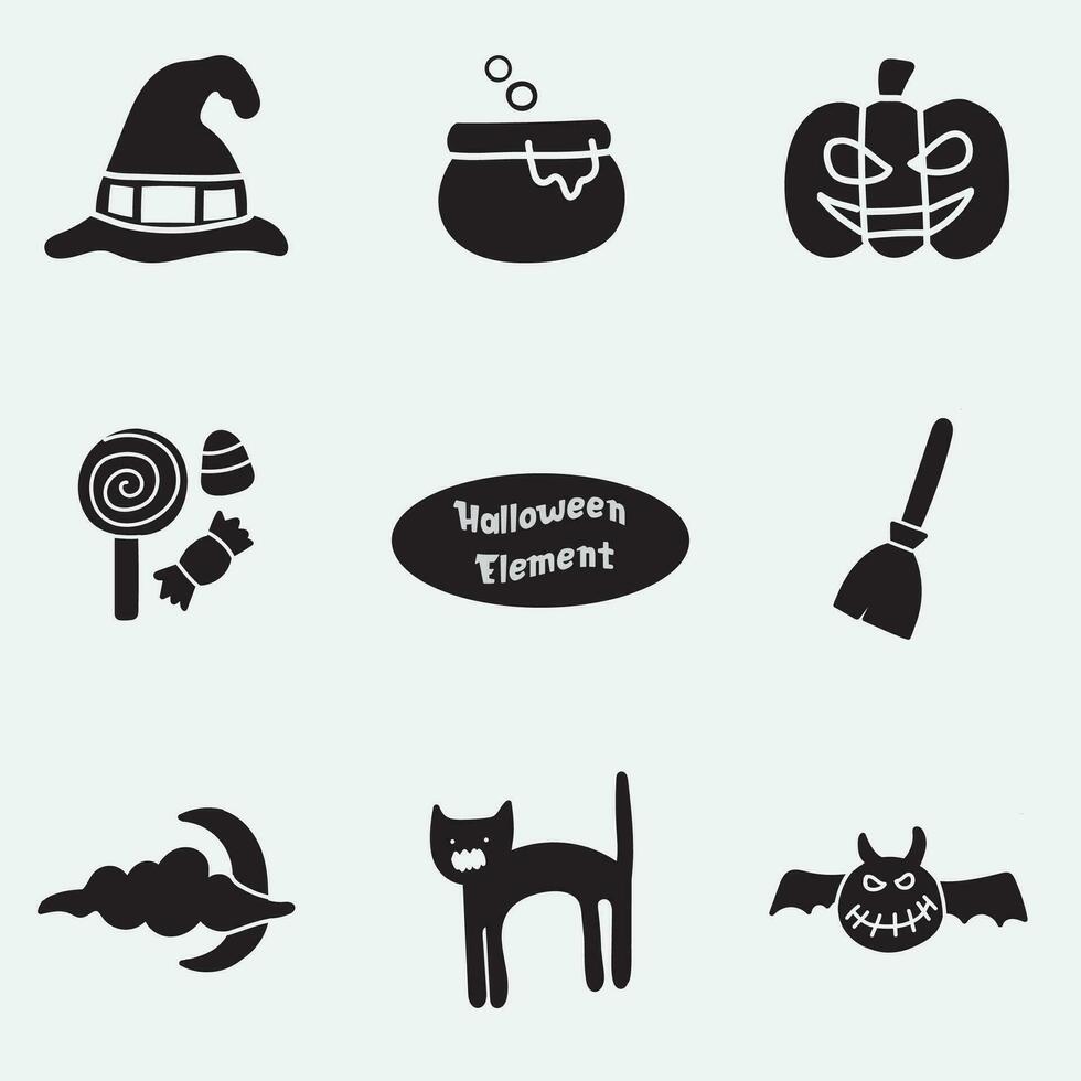 Happy Halloween day vector