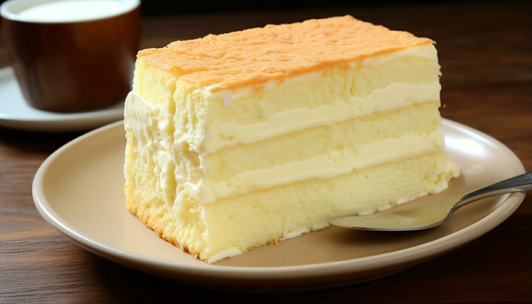 cream cake cheesy photo