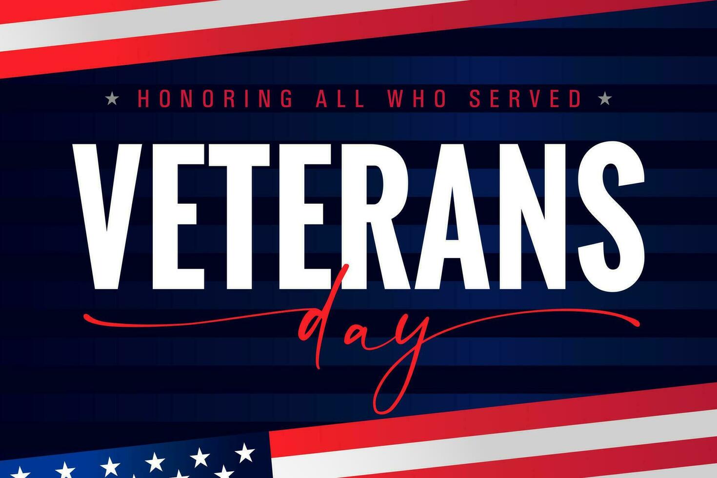 Veterans day USA social media poster vector