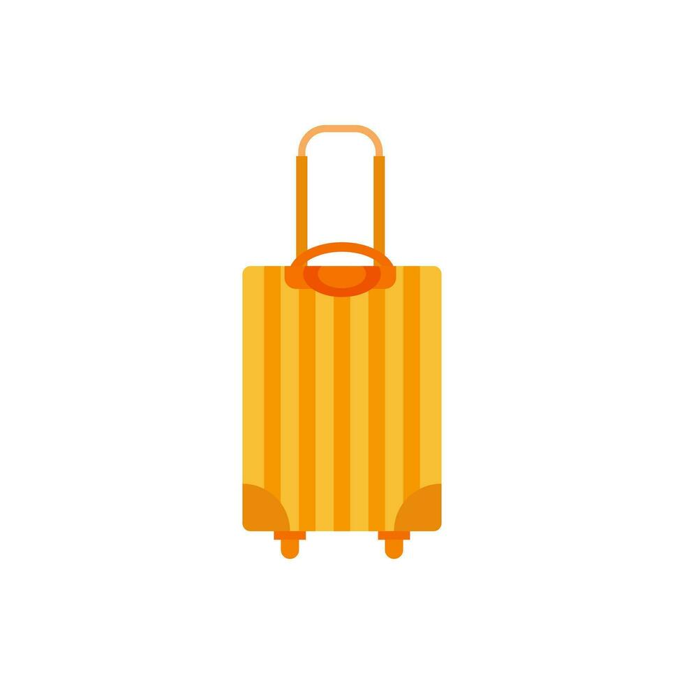 luggage for travel suitcase for vacation and journey vector illustration on white background