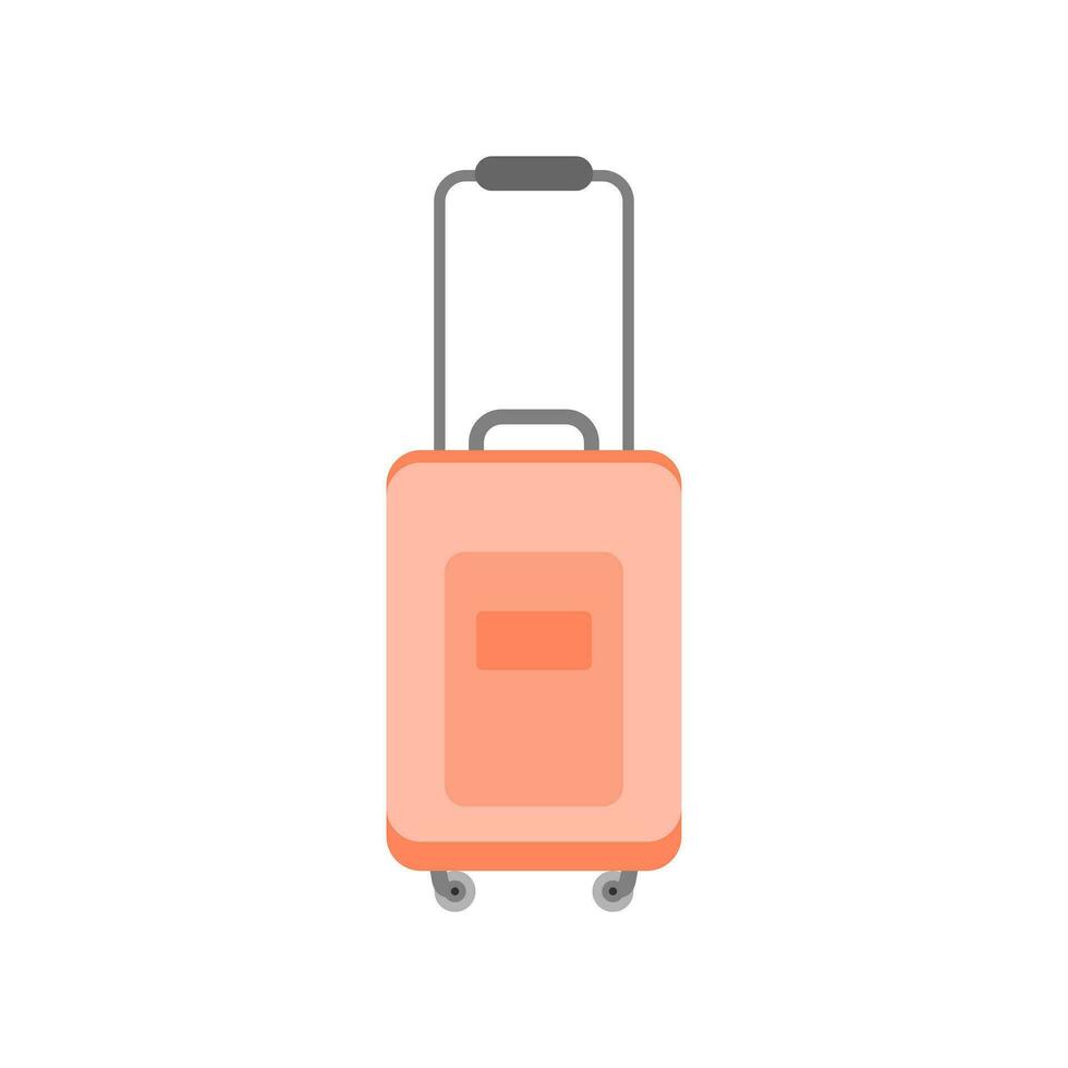 luggage for travel suitcase for vacation and journey vector illustration on white background