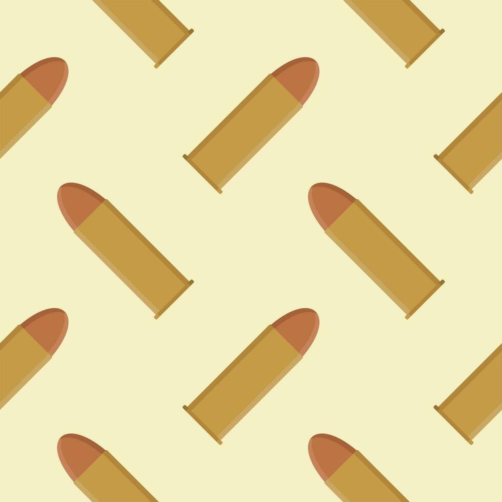 bullet seamless pattern vector illustration.Texture of military ammunition. Cartridges for rifles and submachine gun.