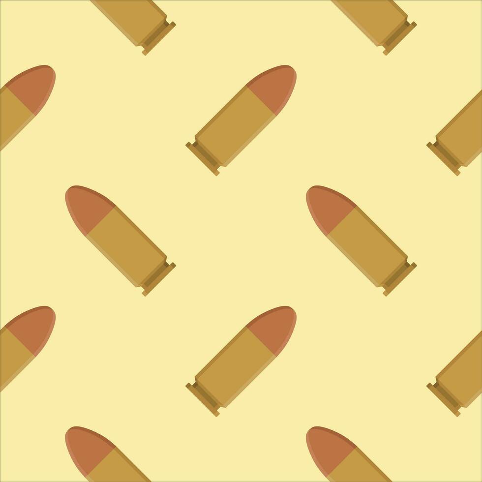 bullet seamless pattern vector illustration.Texture of military ammunition. Cartridges for rifles and submachine gun.