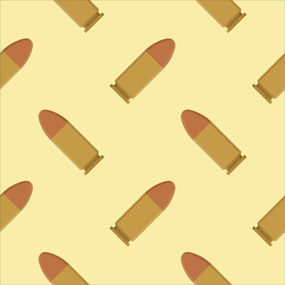 bala sin costura modelo vector ilustración.textura de militar munición. cartuchos para rifles y metralleta pistola.