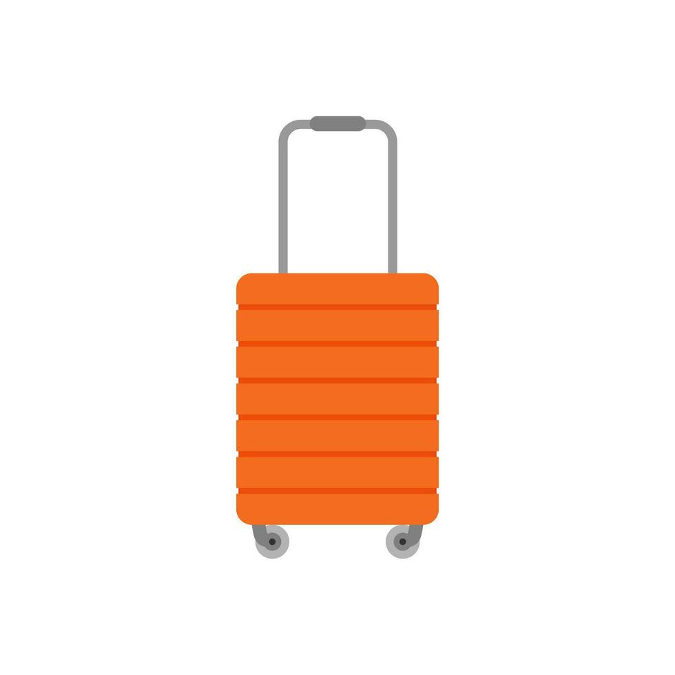 luggage for travel suitcase for vacation and journey vector illustration on white background
