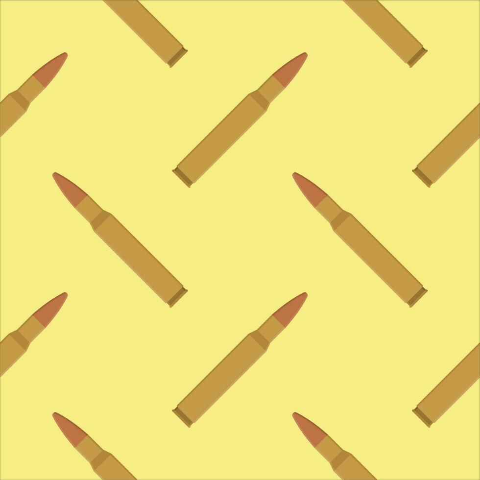 bullet seamless pattern vector illustration.Texture of military ammunition. Cartridges for rifles and submachine gun.