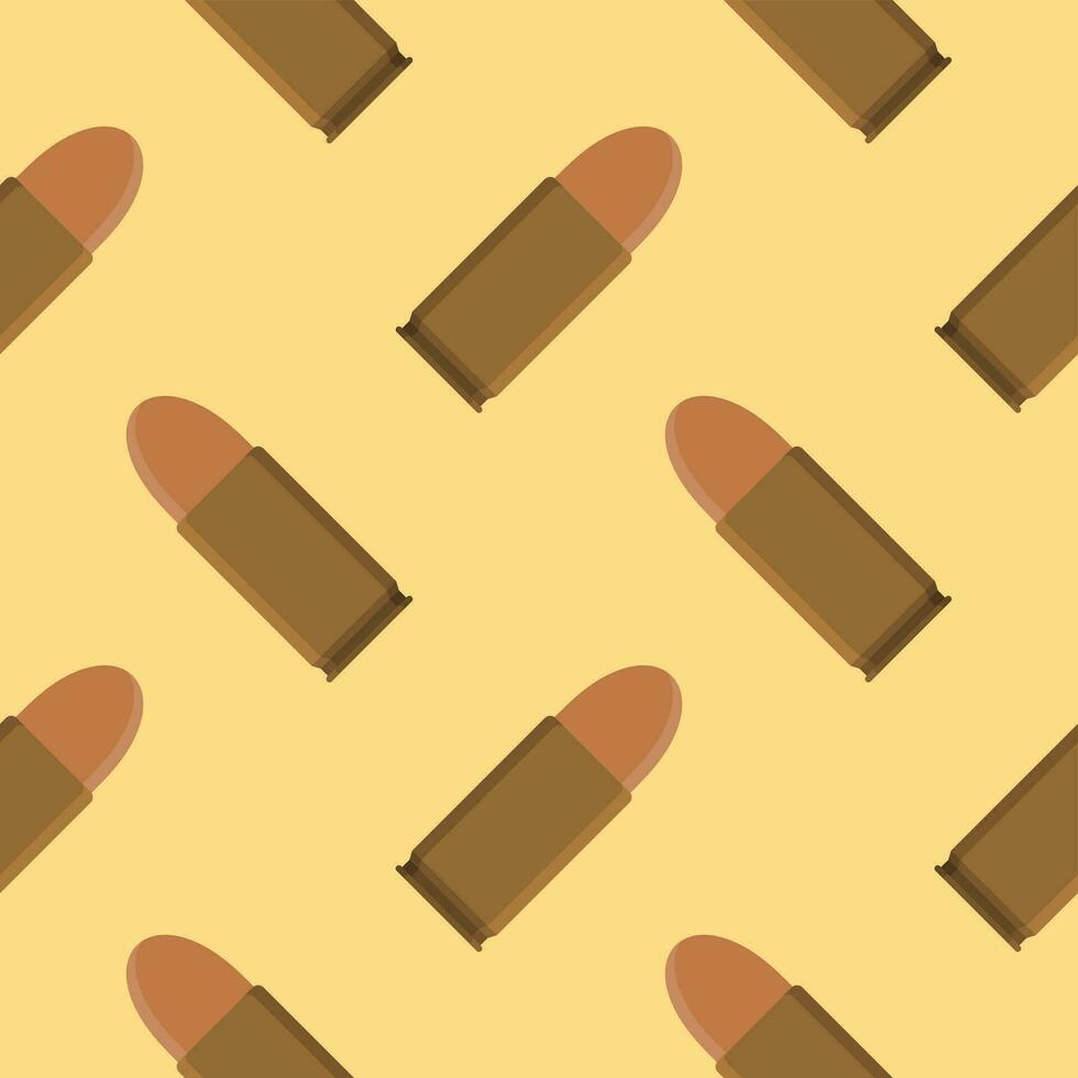 bullet seamless pattern vector illustration.Texture of military ammunition. Cartridges for rifles and submachine gun.