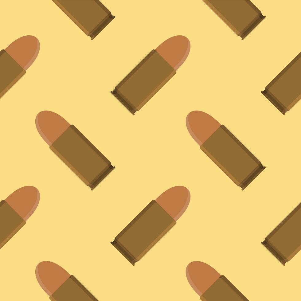 bullet seamless pattern vector illustration.Texture of military ammunition. Cartridges for rifles and submachine gun.