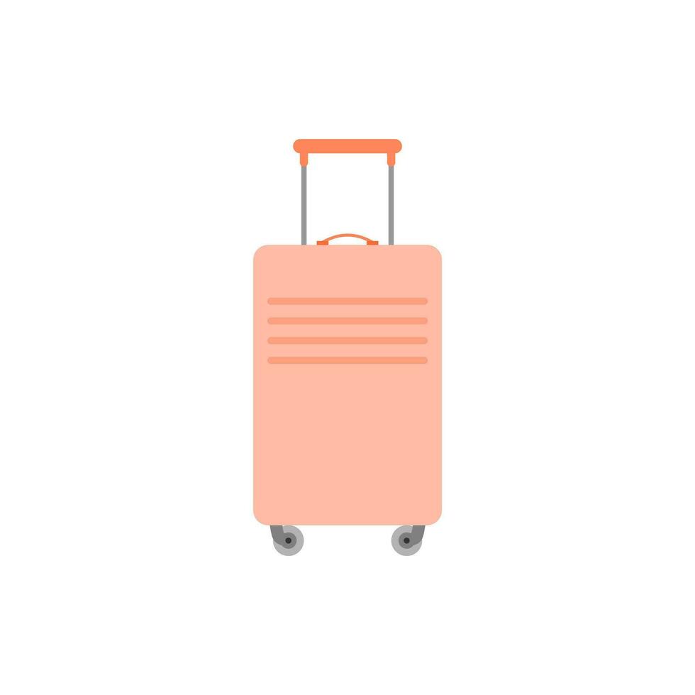luggage for travel suitcase for vacation and journey vector illustration on white background