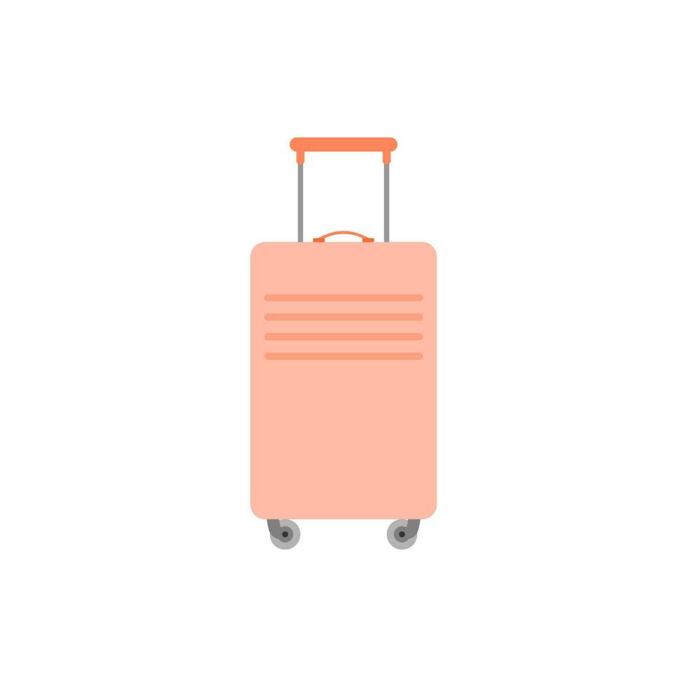 luggage for travel suitcase for vacation and journey vector illustration on white background