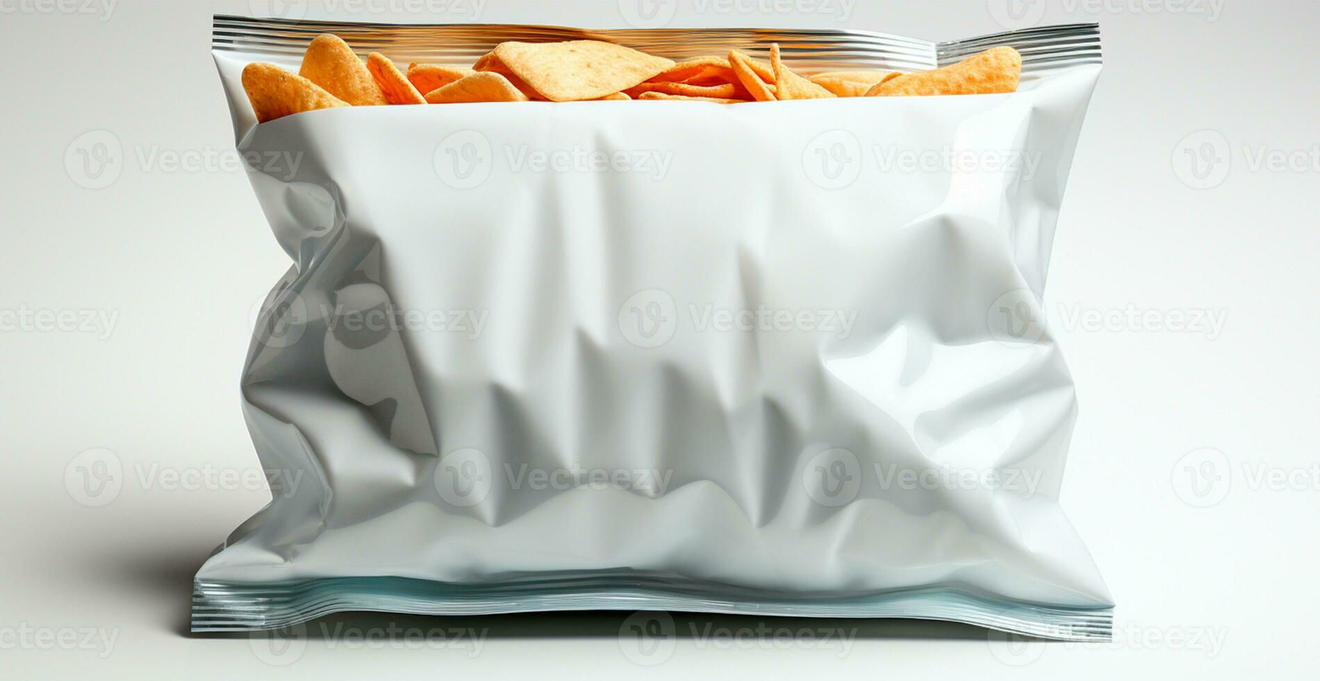Snack packaging, quick snack, zip packaging - AI generated image photo