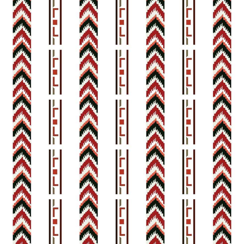 A pattern border containing row of red and black arrows on a white background vector