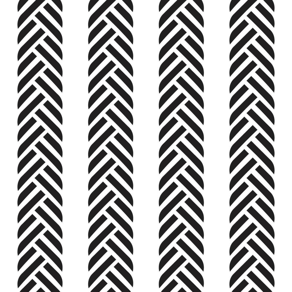 A black and white pattern border of tire treads vector