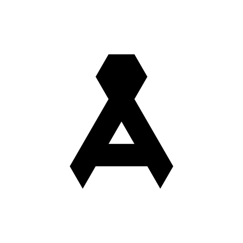 Initial letter A logo stars vector design template modern
