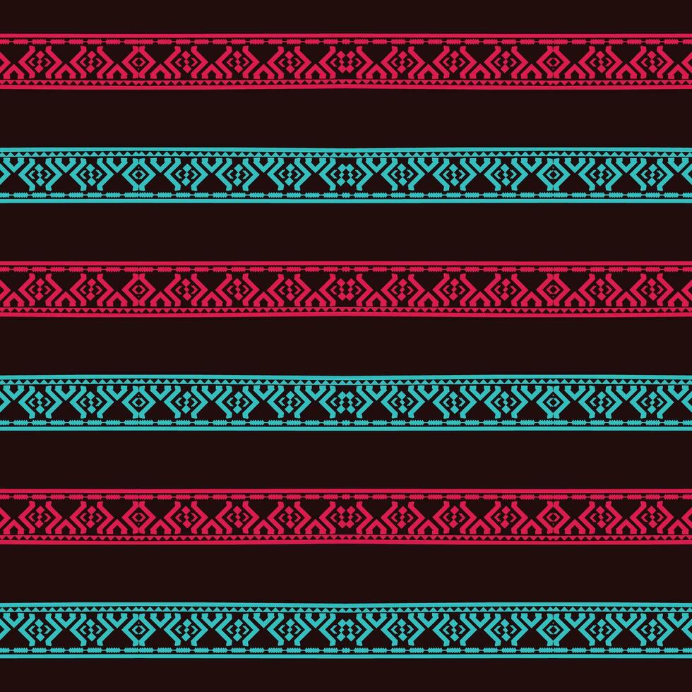 A vibrant striped background in red, blue, and black colors vector