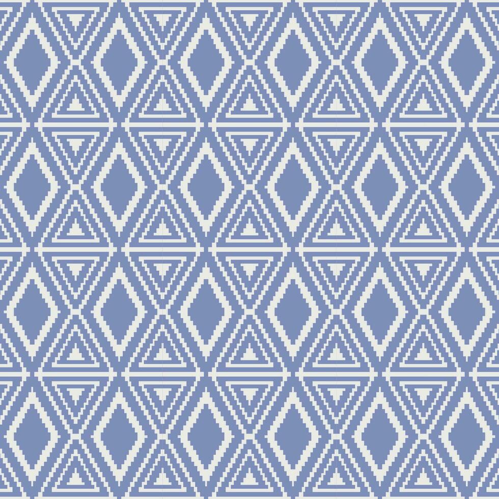 A vibrant blue and white geometric pattern vector
