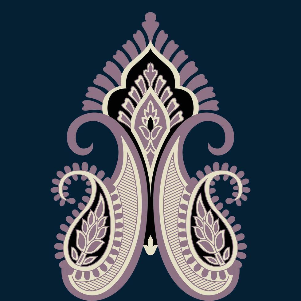 A vibrant and abstract purple and black design on a blue background vector