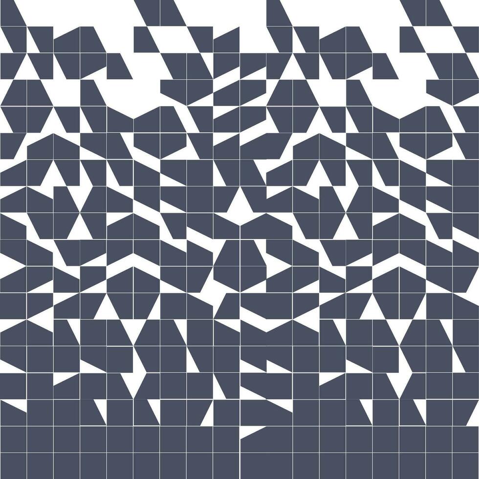 A pattern made up of white and black squares vector