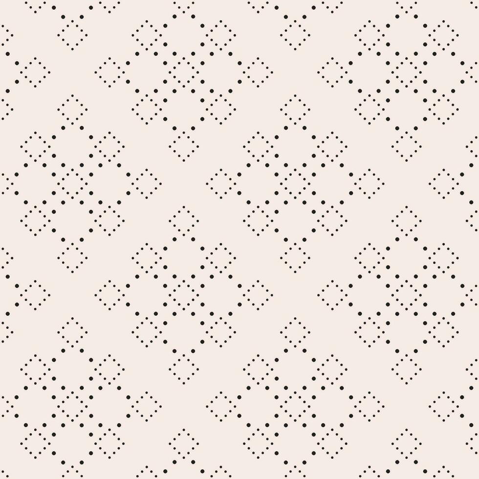 A black and white dotted pattern on a pink background vector