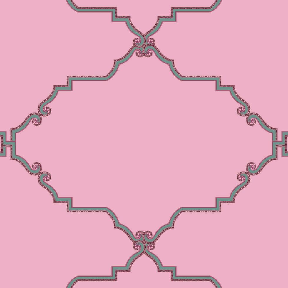 A pink patterned background, seamless repeated pattern vector