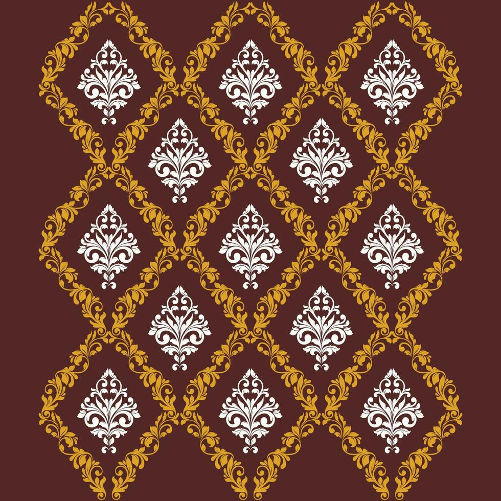 A vibrant red background with a striking brown and white pattern vector