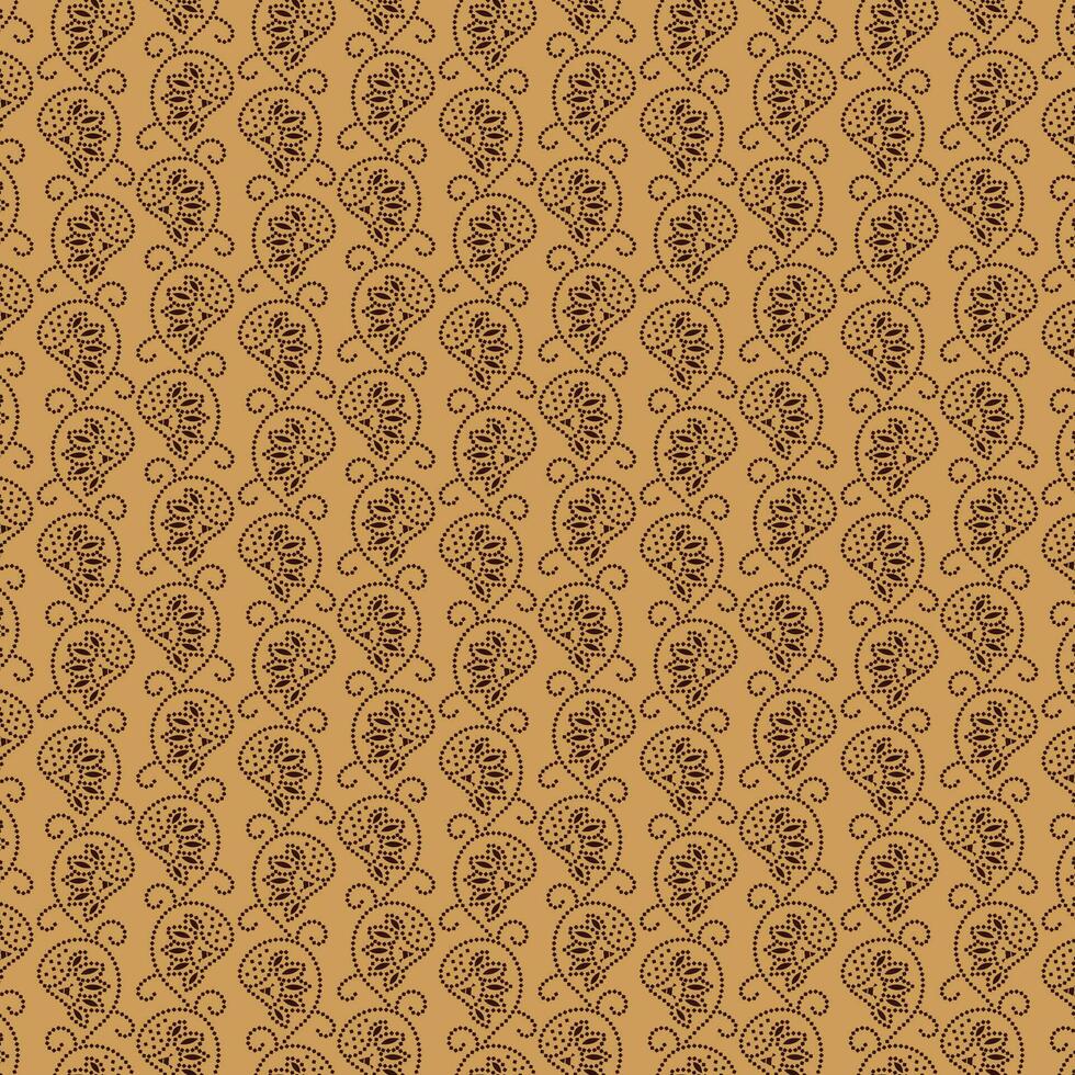 A brown dotted pattern on a tan background vector