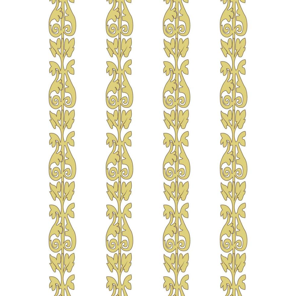 A vibrant yellow and white striped border pattern vector
