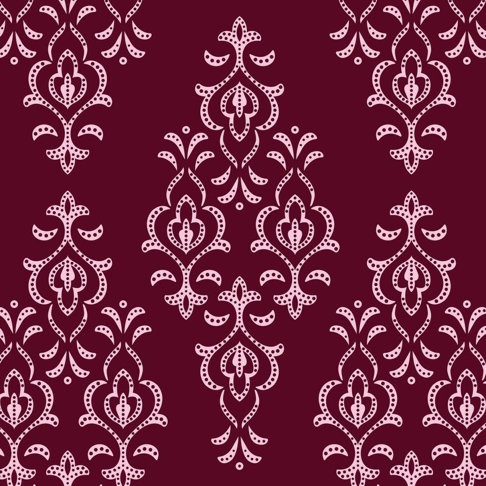 A vibrant red and white patterned wallpaper vector