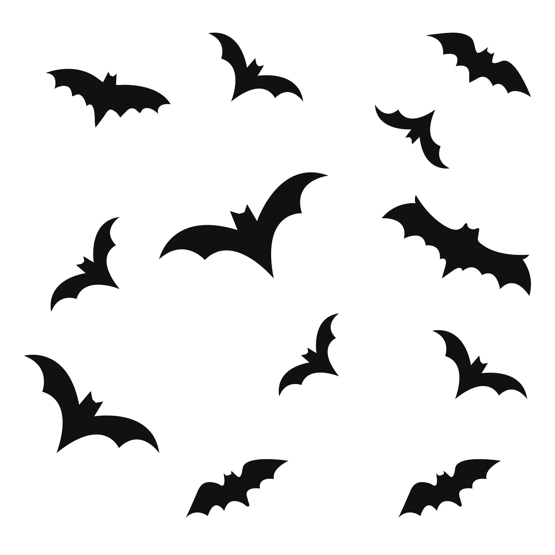 Silhouette bat fly collection 32503855 Vector Art at Vecteezy