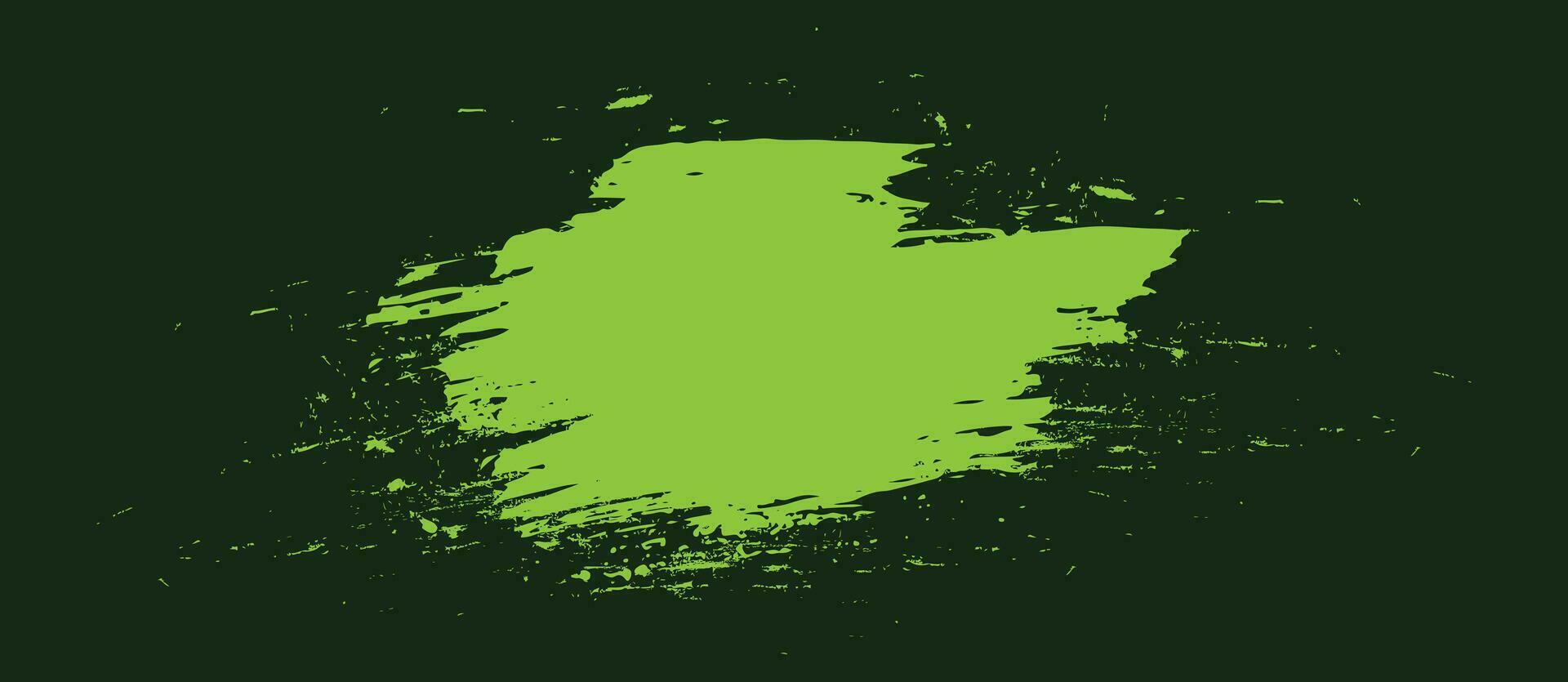 Abstract grunge brush stroke banner vector