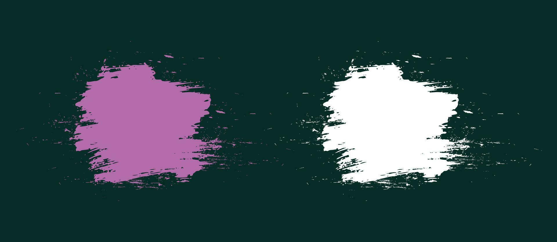Ink brush stroke design vector