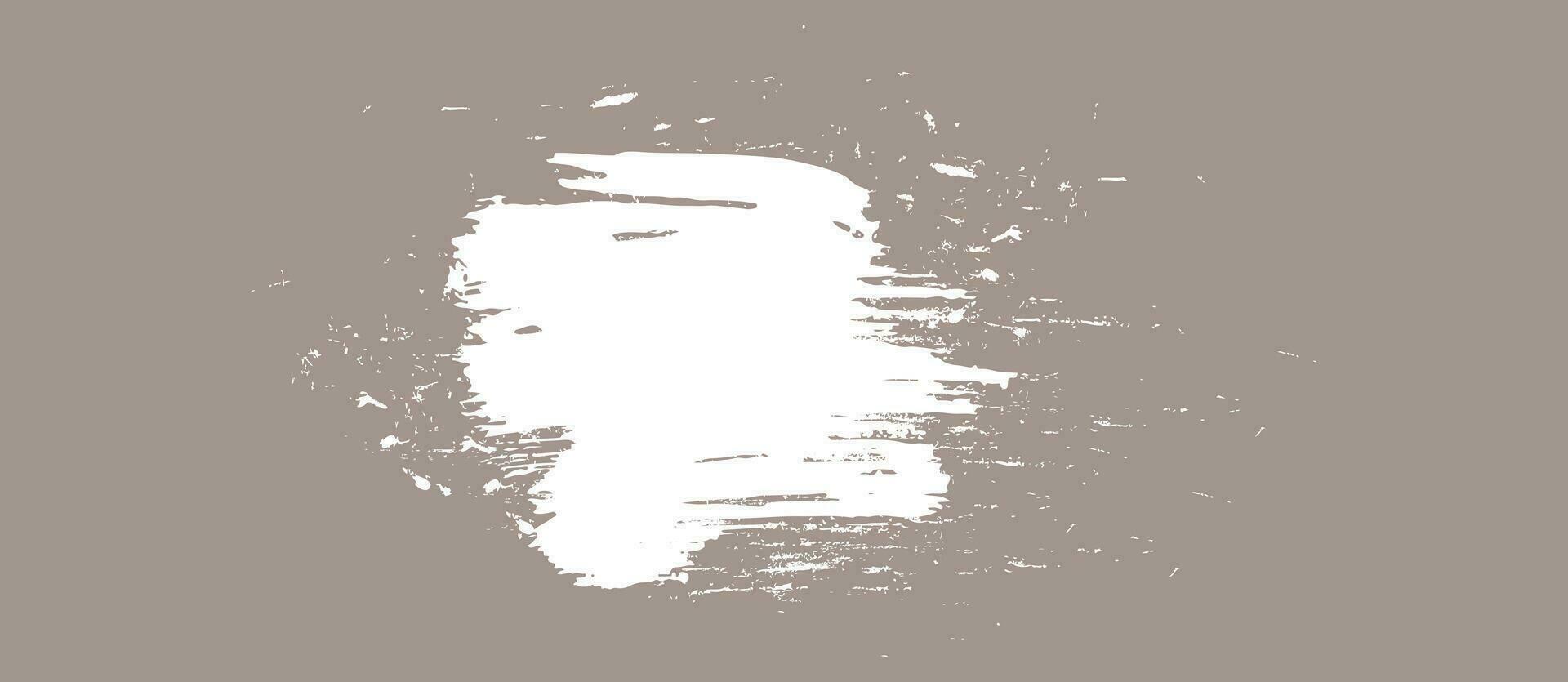 Hand drawn vector splatter brush stroke