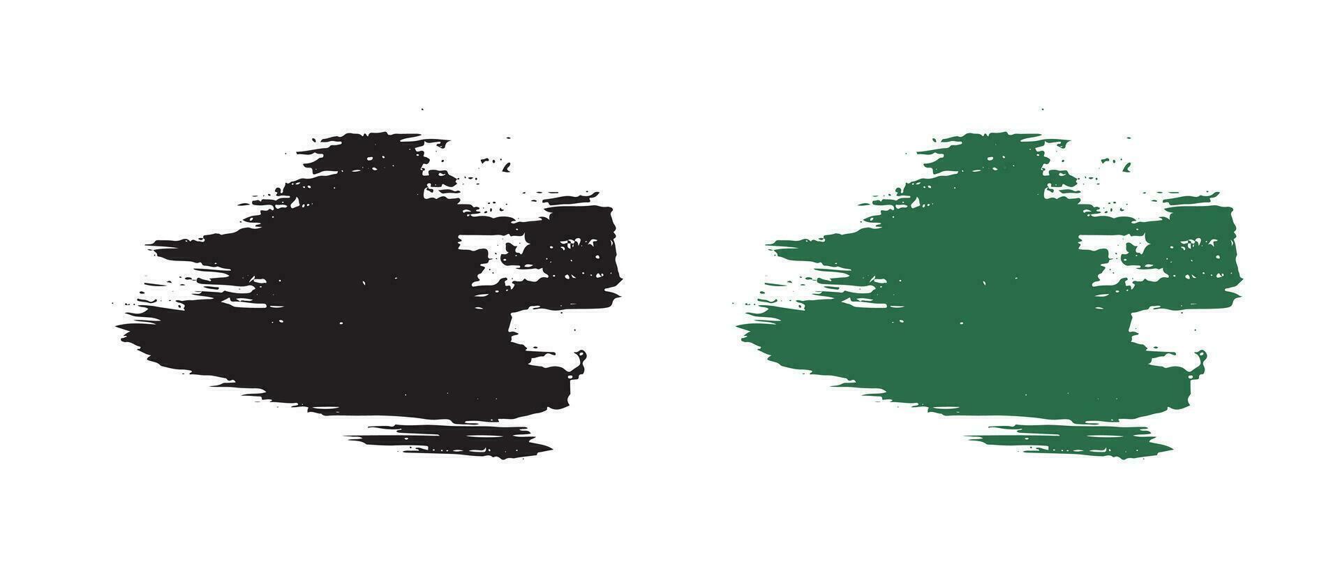 Grunge brush stroke background vector