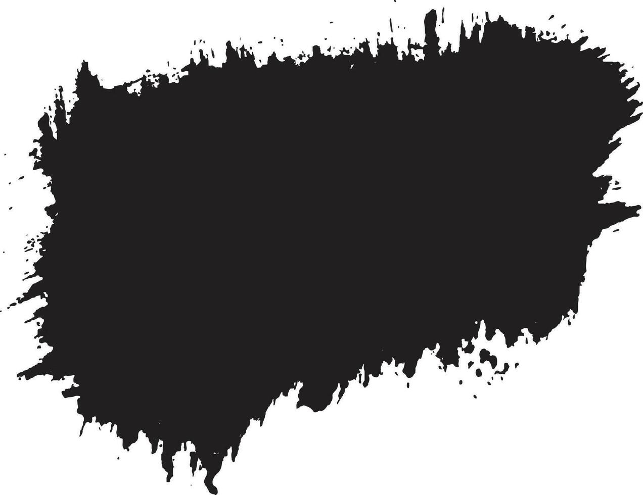 Grunge effect ink brush stroke vector