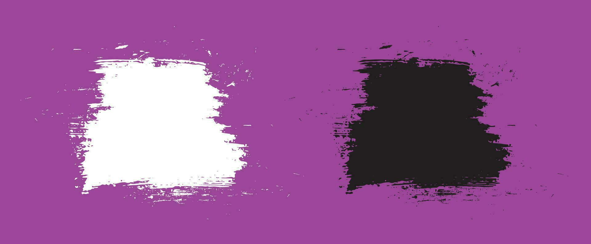 Grunge brush stroke lines and shape vector