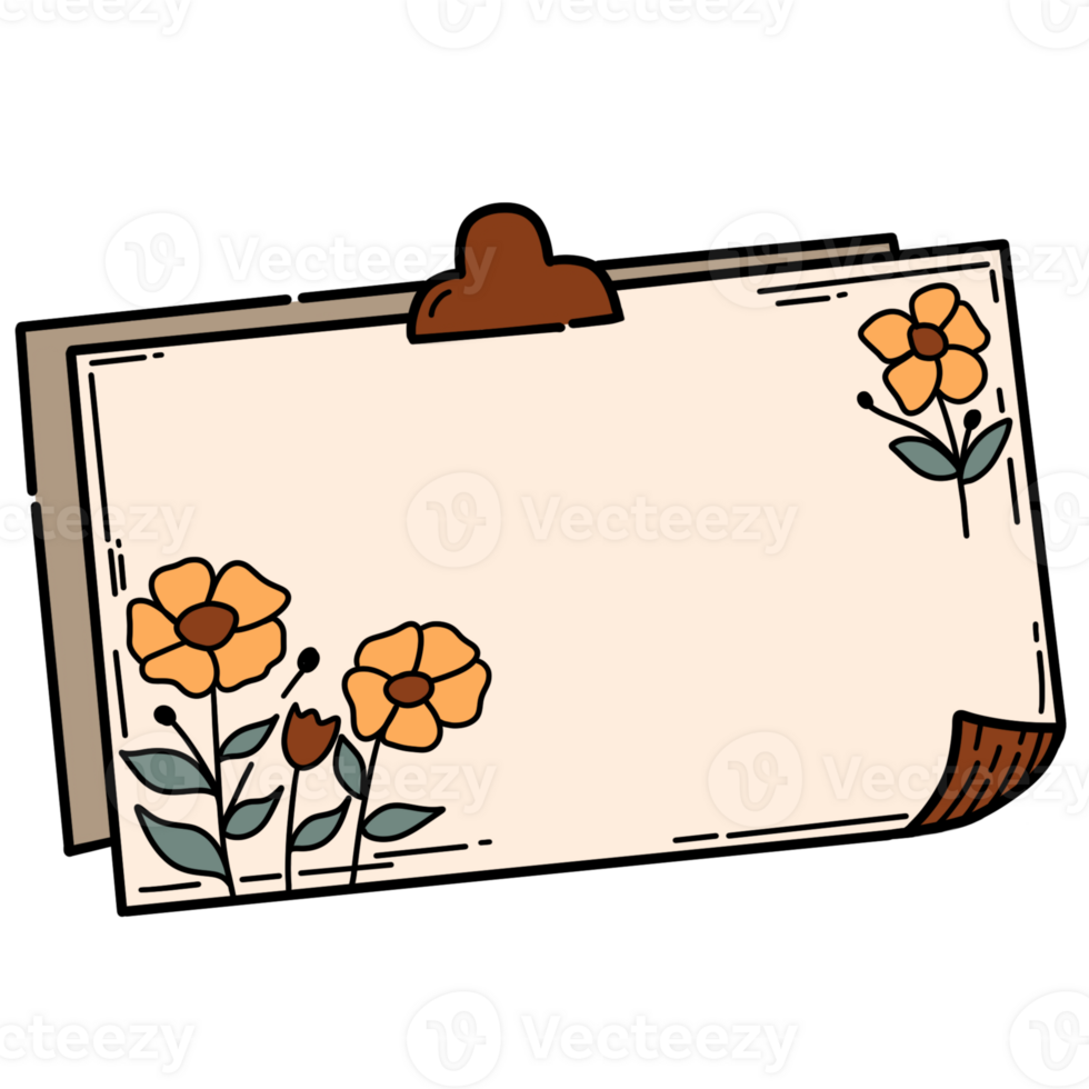 cute sticky note sticker png