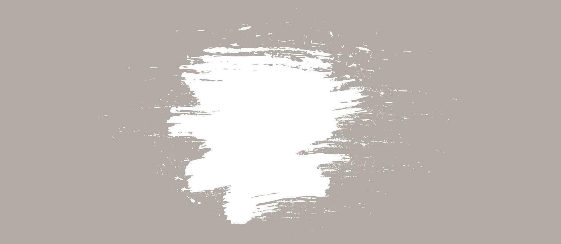 Grunge element splatter brush banner vector