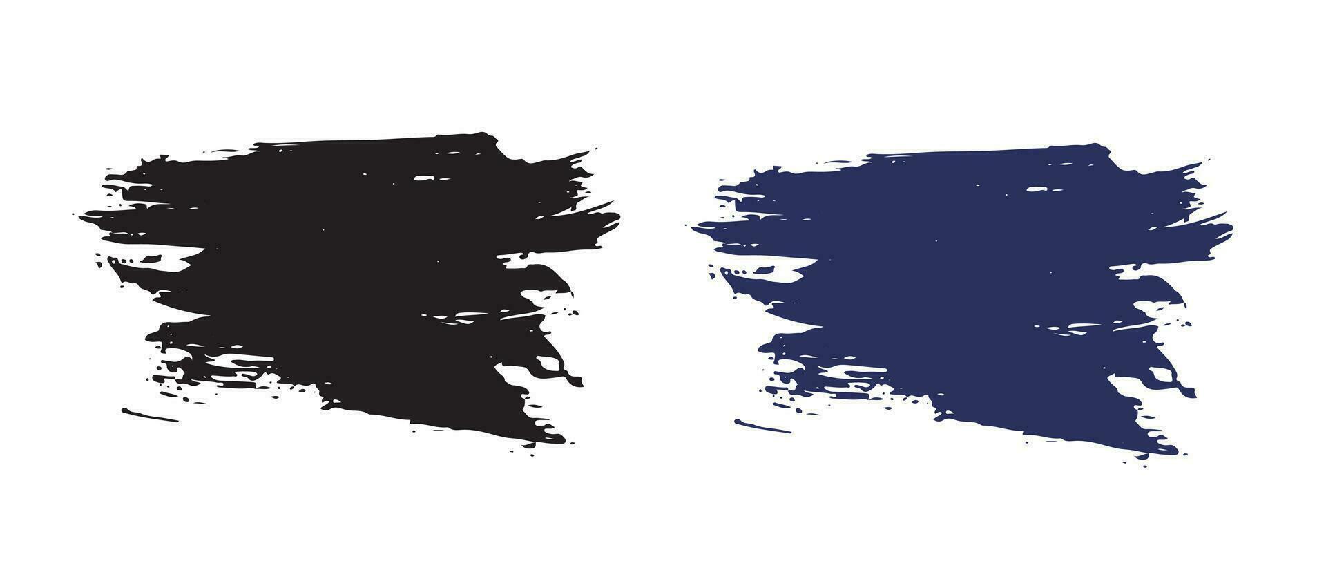 Grunge hand drawn paint brush vector illustration