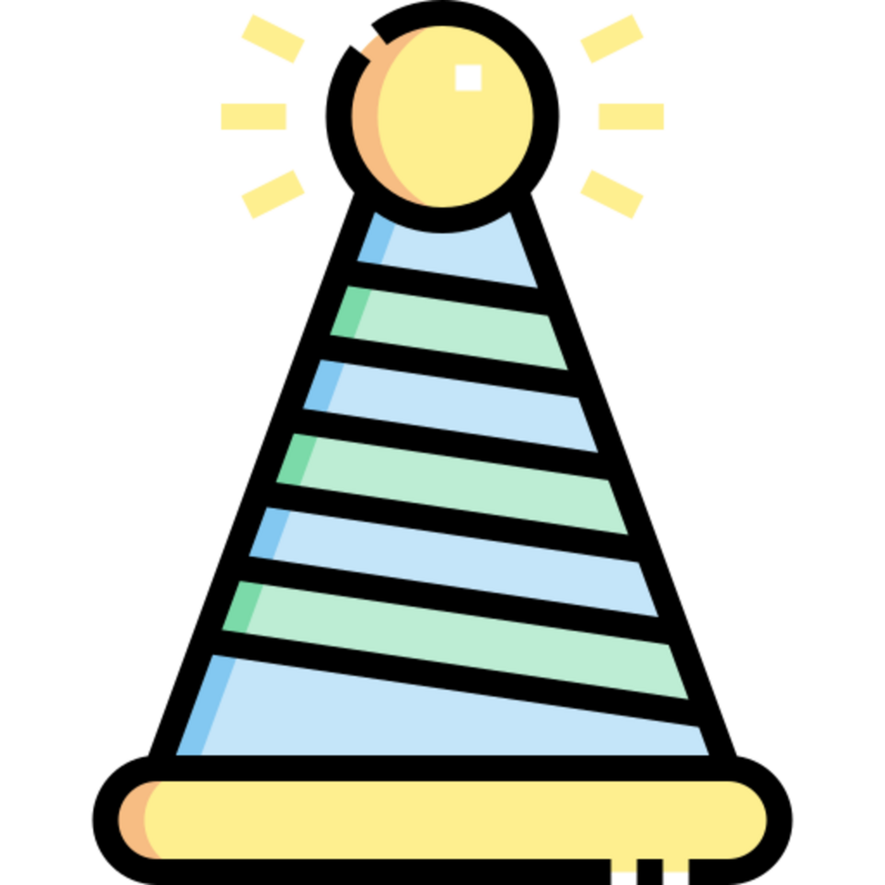party hat icon design png