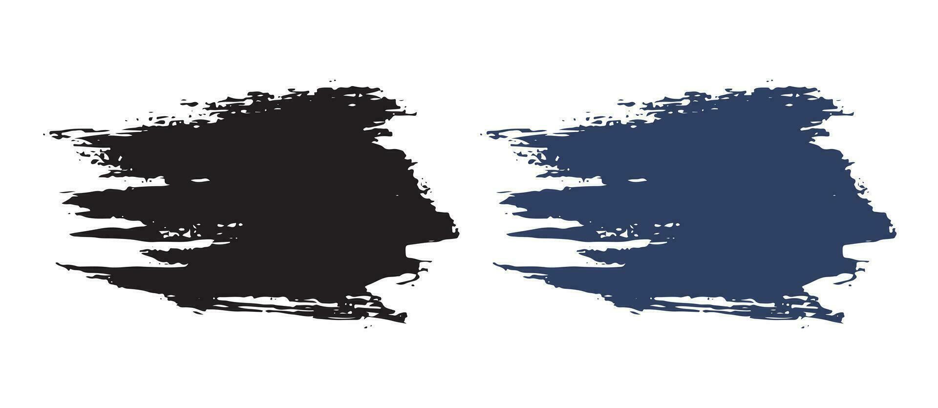 Brush stroke set vector