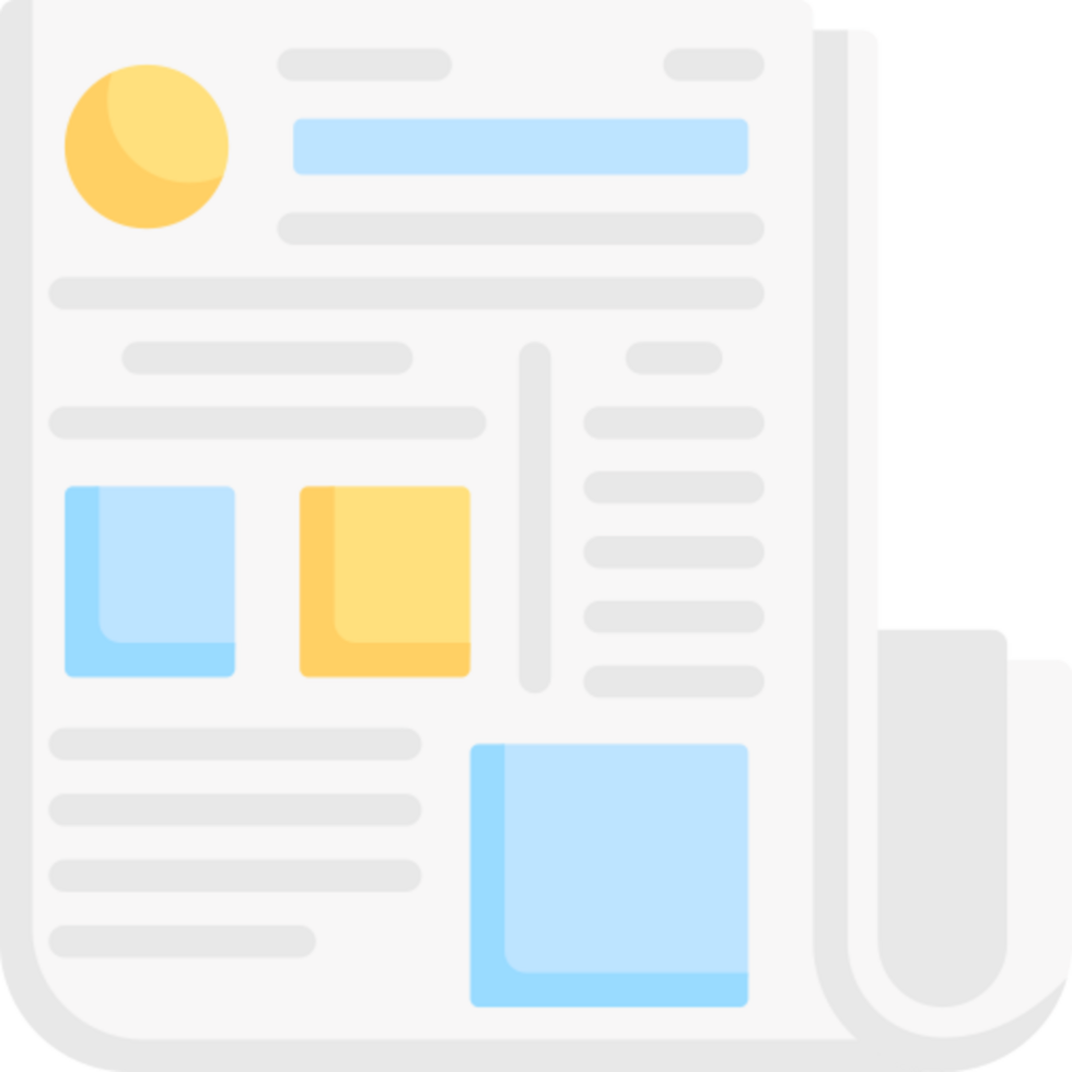 newspaper icon design png